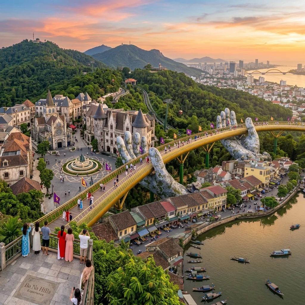 Golden Bridge at Ba Na Hills
